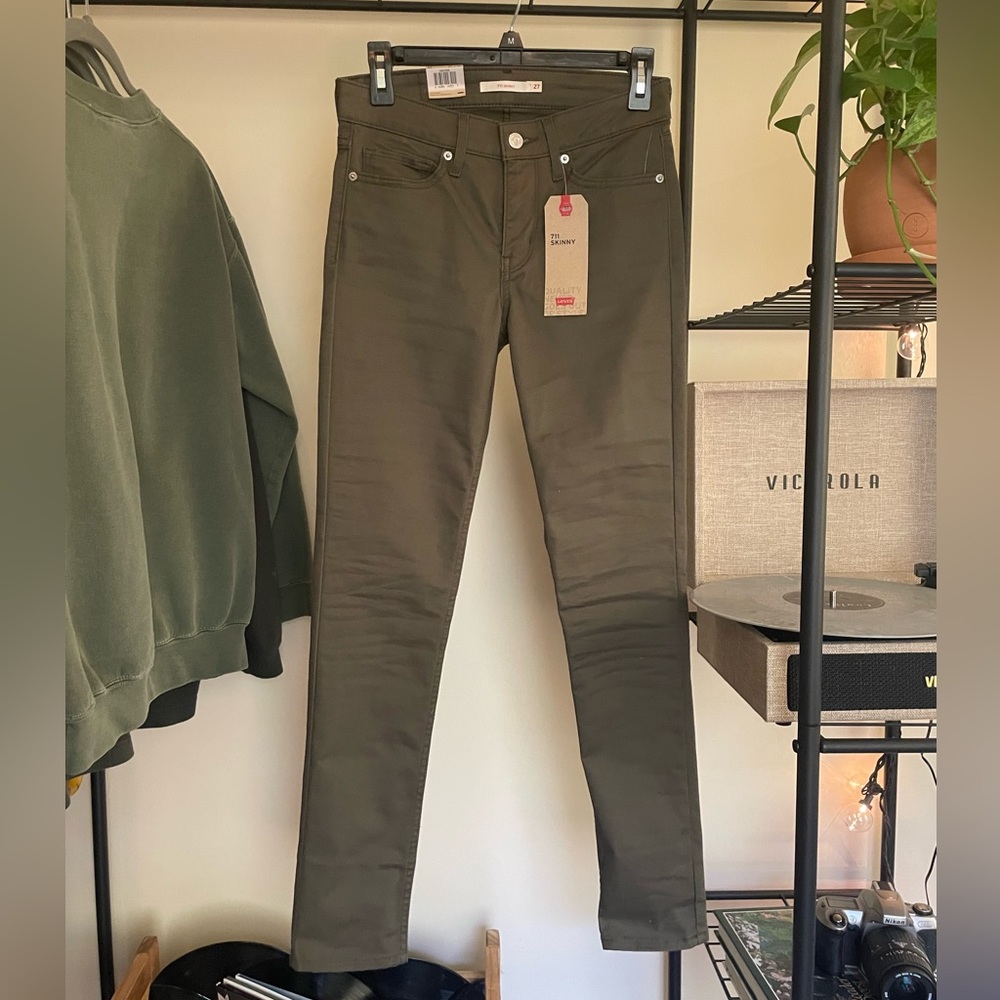 Olive Green Levi’s